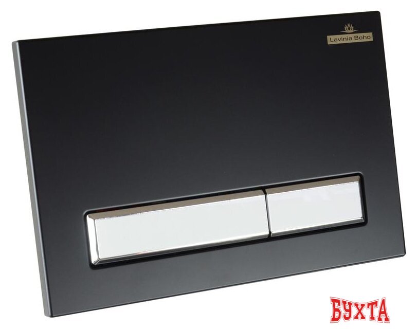 Панель смыва Lavinia Boho Relfix 38050601 (матовый черный/белый)