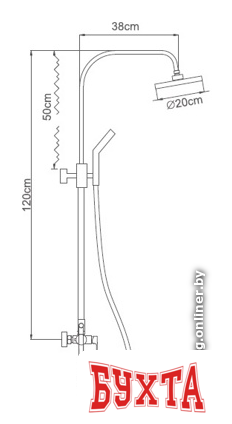 Душевая система  Ledeme L2403-1