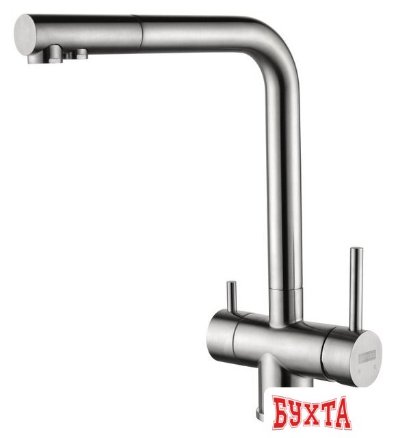 Кухонная мойка ARFEKA ECO AR 450*500 + cмеситель GEMINIA SATIN