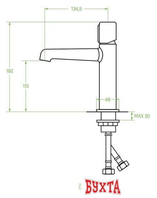 Смеситель Laveo Pretto BAO 722D