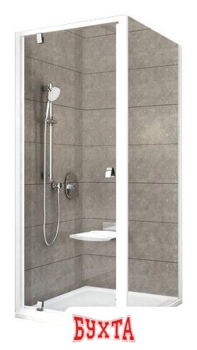 Душевой уголок Ravak Pivot PDOP1+PPS 80x80 (белый/прозрачное)