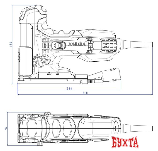 Электролобзик Metabo STE 100 Quick