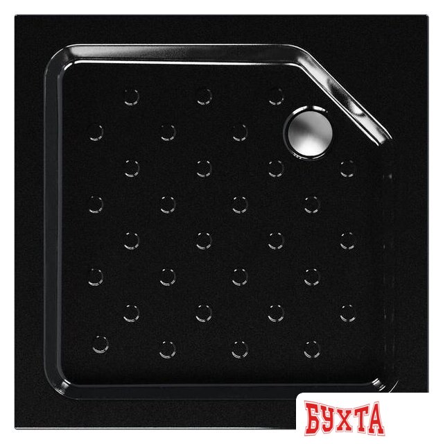 Душевой поддон Метакам Universal Black N 90x90 АПS_013576 (квадратный)