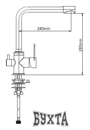 Смеситель Gappo G4399-1