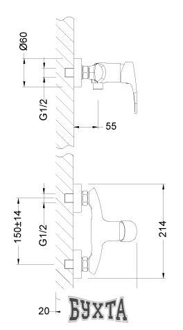 Смеситель Lemark Linara LM0403C