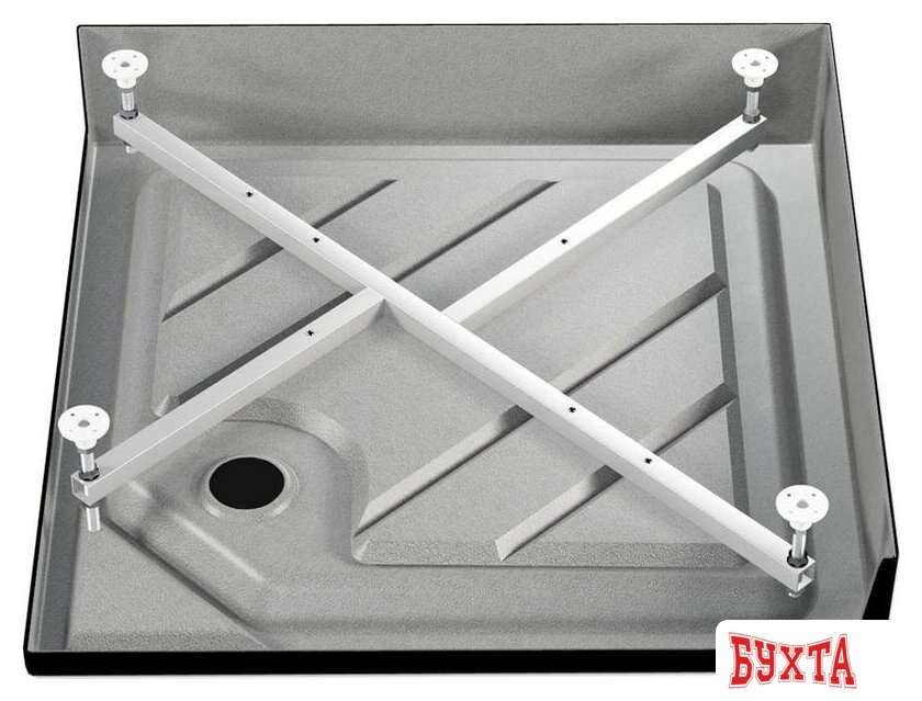 Душевой поддон Метакам Universal Black N 90x90 АПS_013576 (квадратный)