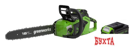 Аккумуляторная пила Greenworks GD40CS18K2 2005807UA (с 1-им АКБ 2 Ач)