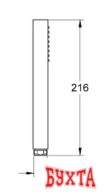 Душевая лейка Grohe Euphoria Cube Stick 27698000