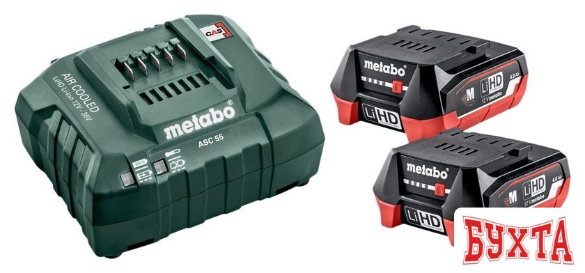 Аккумулятор с зарядным устройством Metabo 685301000 (12В/4 Ah + 12-36В)