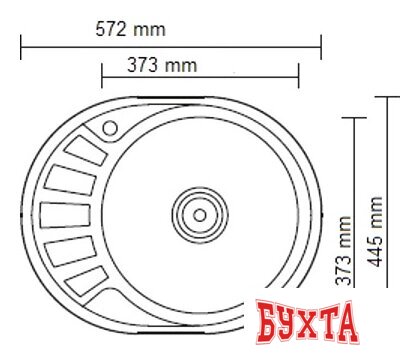 Кухонная мойка Ledeme L75745-R