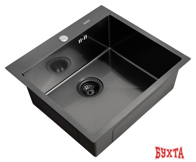Кухонная мойка ARFEKA AF 55x50.5 Black PVD Nano (черный)