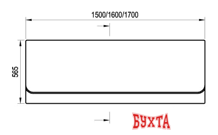 Ванна Ravak Chrome 170x75 (C741000000)