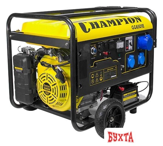 Бензиновый генератор Champion GG6501E+ATS