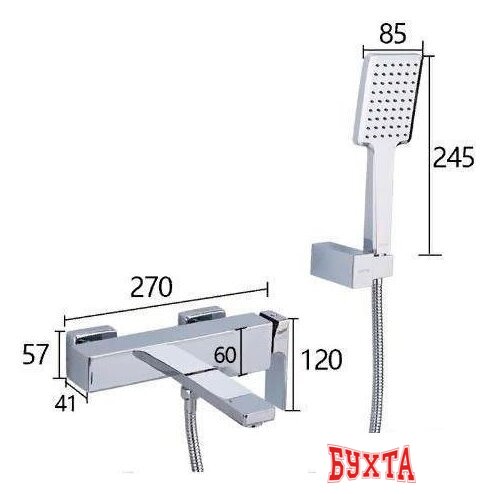 Смеситель Gappo Futura G3218