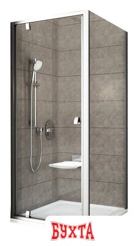 Душевой уголок Ravak Pivot PDOP1+PPS 90x80 (черный/прозрачный)