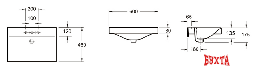 Умывальник Lavinia Boho Bathroom Sink 33311012