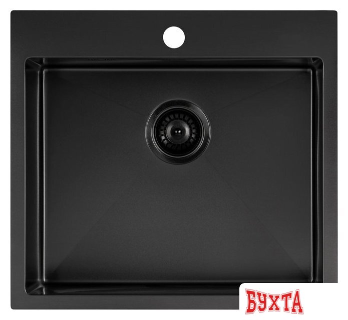 Кухонная мойка ZorG ZRN 5055 Nano PVD Gunblack