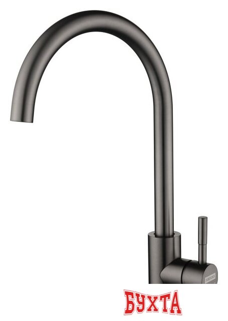 Кухонная мойка ARFEKA ECO AR 600*500 + cмеситель SIRIO BLACK PVD