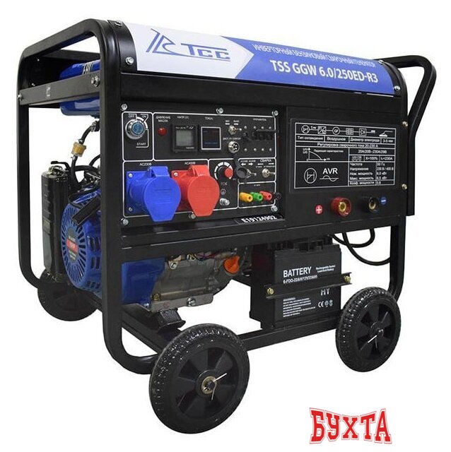 Бензиновый генератор ТСС GGW 6.0/250ED-R3