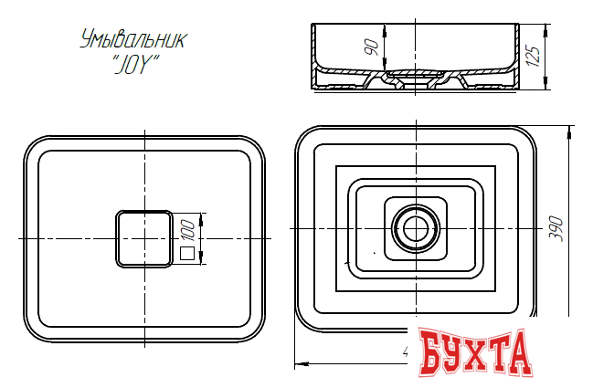 Умывальник Dreja Джой