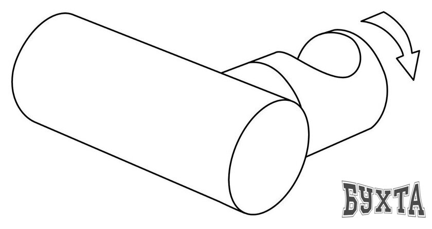 Держатель душевой лейки Deante Round Bianco ANR_A21U