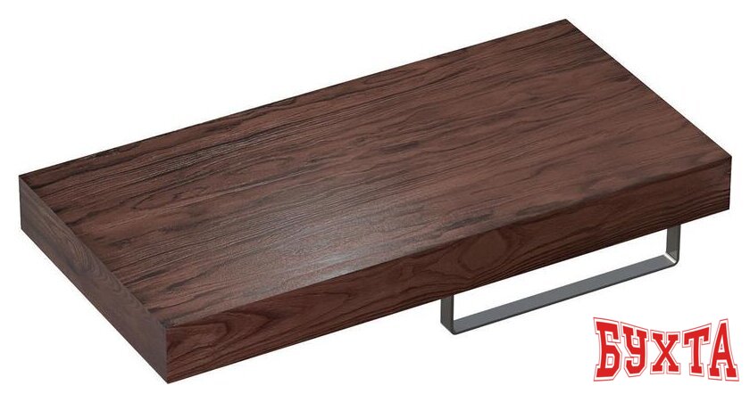 Мебель для ванных комнат Wellsee Genuine Tree 162014003, 100 см (столешница, полотенц 1 шт, хром)