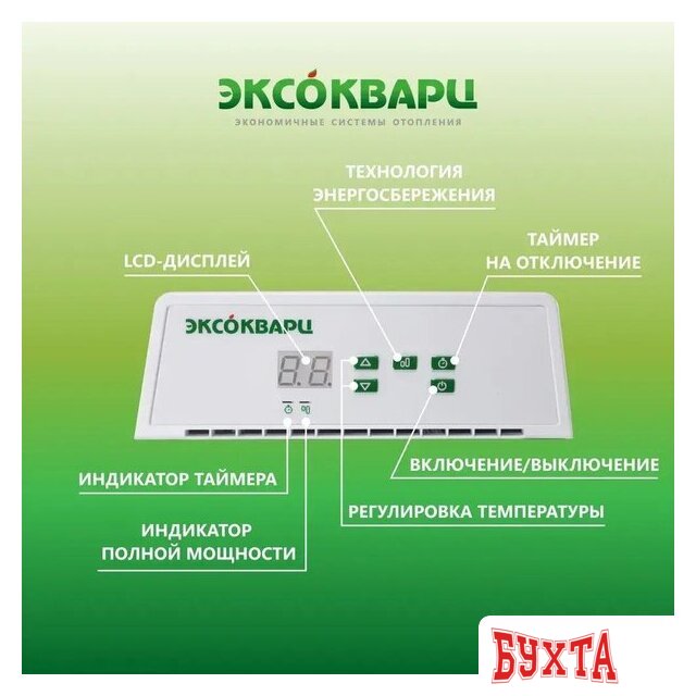 Конвектор Эксокварц KXE-1000