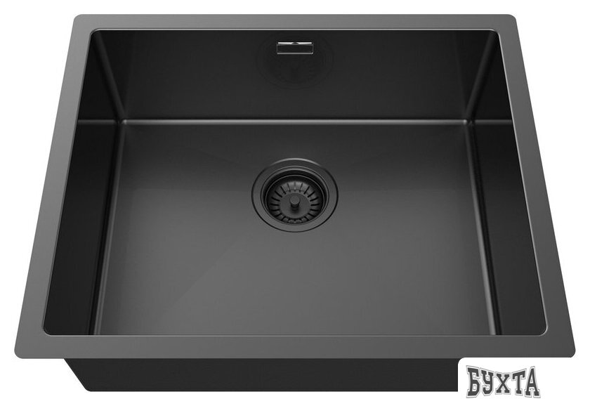 Кухонная мойка ZorG ZRN 4555 Premium + cмеситель Asgard Premium PVD Gunblack