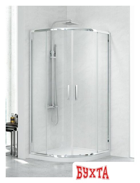 Душевой уголок NEW TRENDY New Praktic 2Д 80x80 K-0301