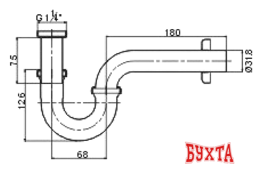 Сифон Slezak RAV MD0544