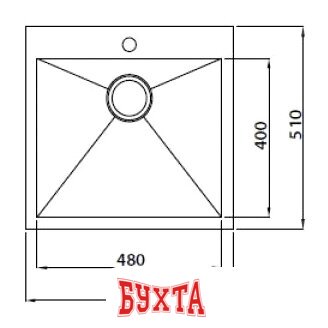 Кухонная мойка Kaiser KSM-5451