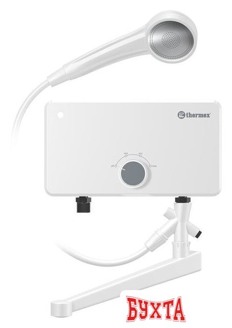 Проточный электрический водонагреватель кран+душ Thermex Urban 3500 combi