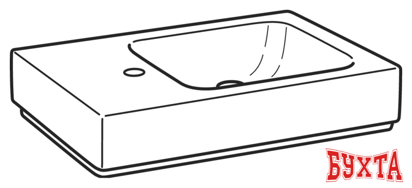 Умывальник Geberit iCon 124153000