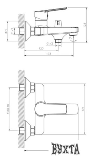 Смеситель Decoroom DR22036