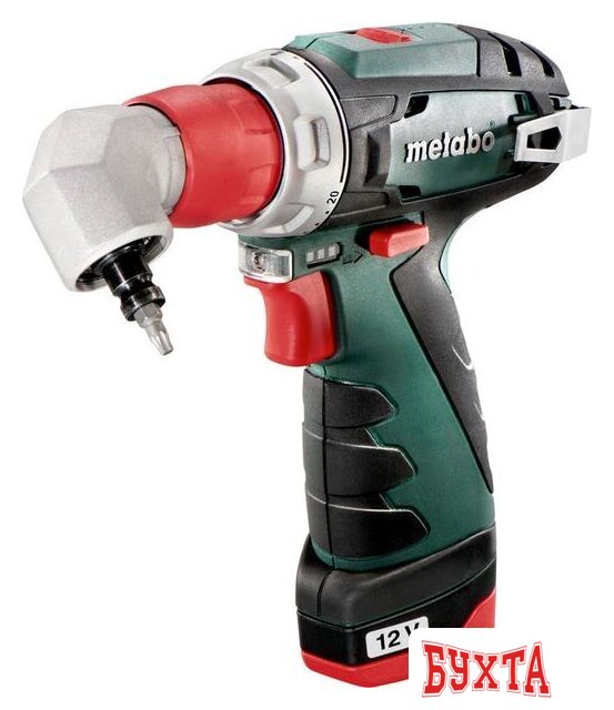 Дрель-шуруповерт Metabo PowerMaxx BS Quick Basic 600156950 (с 2-мя АКБ, кейс, 2 патрона)