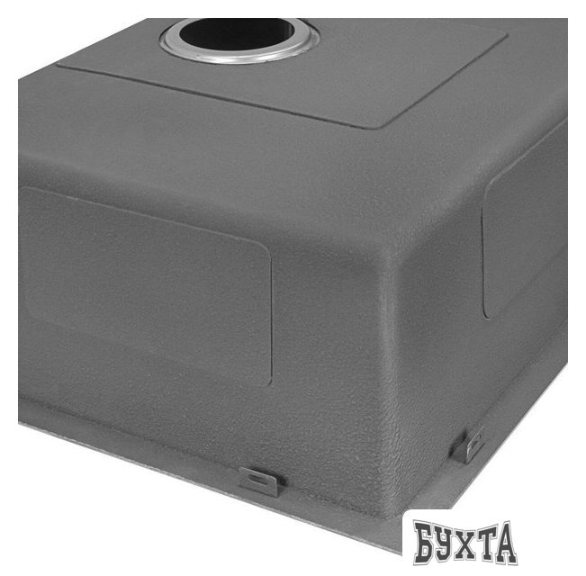 Кухонная мойка ARFEKA Eco AR 500*500 Gold PVD Nano Decor