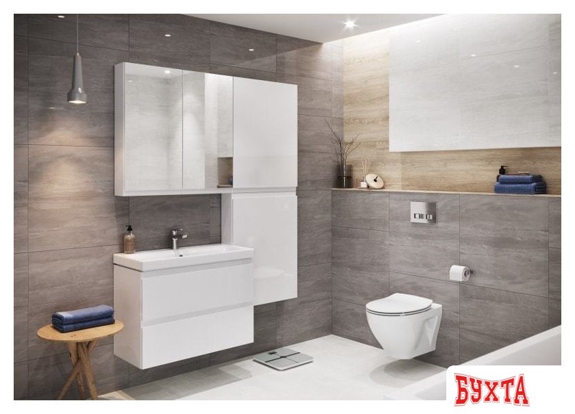 Мебель для ванных комнат Cersanit Тумба Moduo 60 SZ-MOD-MO60/Wh под умывальник Moduo 60