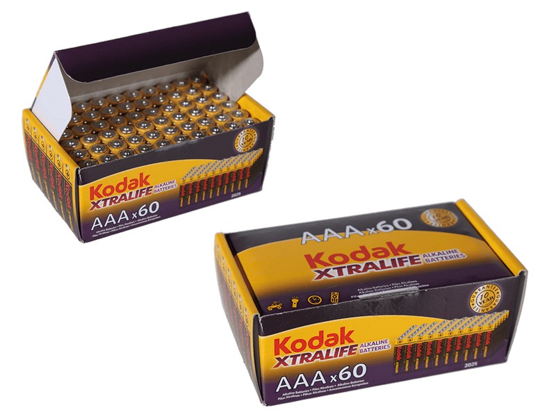 Элемент питания  Kodak LR03-60 (4S) colour box XTRALIFE  [K3A-60]