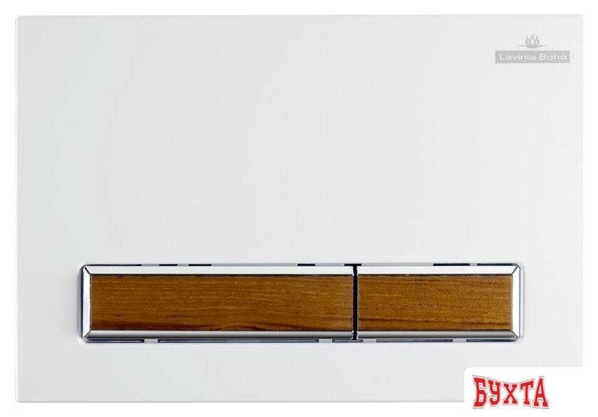 Панель смыва Lavinia Boho Relfix 38050603 (белый/светлое дерево)