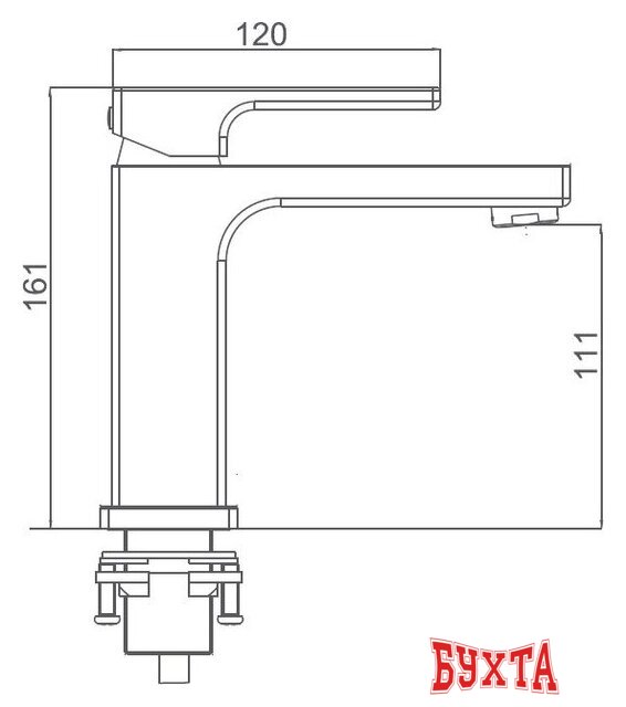 Смеситель Gappo G1017-9