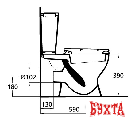 Унитаз Ideal Standard Oceane W904401