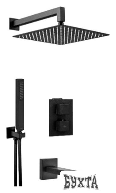 Душевая система  Deante Thermo Nero-1T