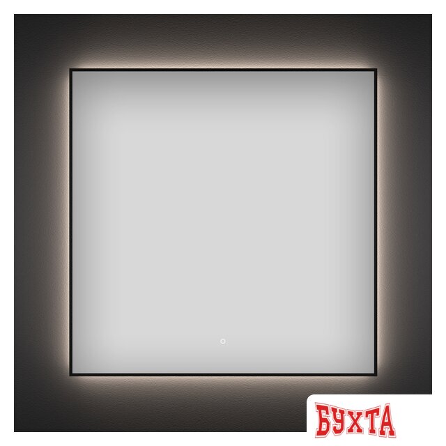 Мебель для ванных комнат Wellsee Зеркало с фоновой LED-подсветкой 7 Rays' Spectrum 172200380, 75 х 75 см (с сенсором и регулировкой яркости освещения)