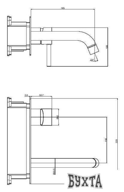 Смеситель Maxonor Pure Life PL7287-8