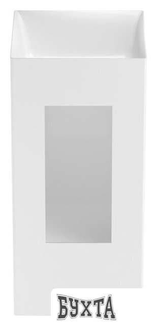 Умывальник Wellsee Pure BY Wellsee 230711000 (отдельностоящий, без отверстия под смеситель, глянцевый белый)