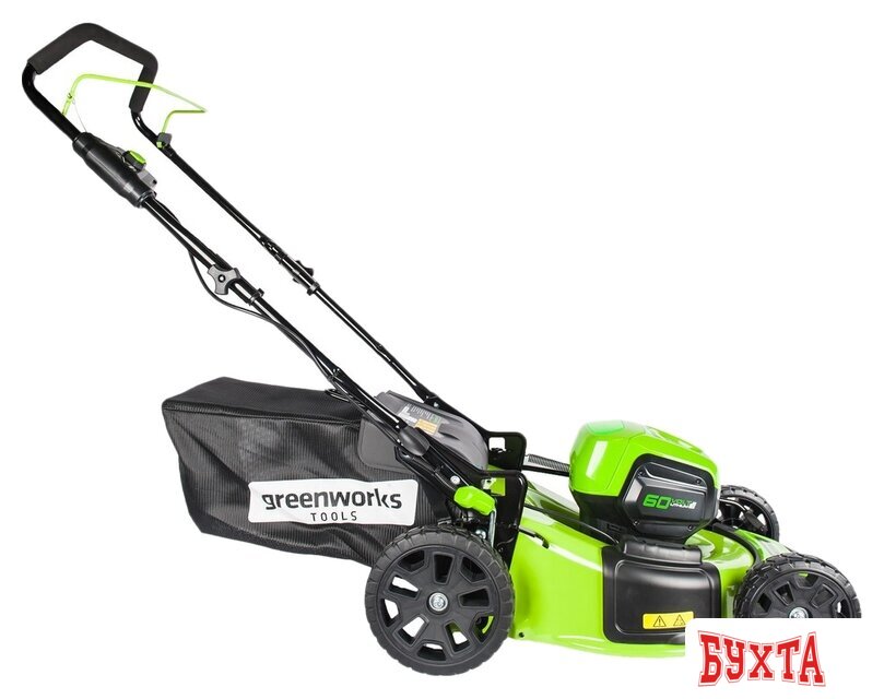 Газонокосилка Greenworks GD60LM46SP (с 1-м АКБ 4 Ah)