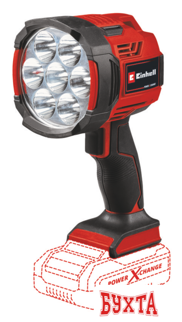 Фонарь Einhell TE-CL 18/2500 LiAC-Solo (без АКБ)