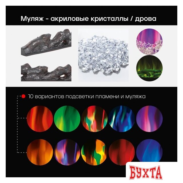 Электрокамин RealFlame Diamond 84