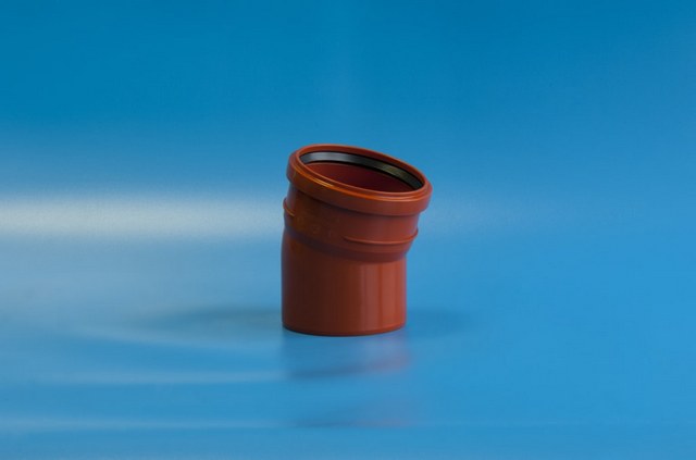 Политэк, канализация, Отвод ПП 110х45 (нар), стр. пр. РФ