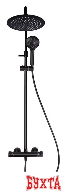 Душевая система  Rubineta Olo BK + Thermo-15 BK 625038